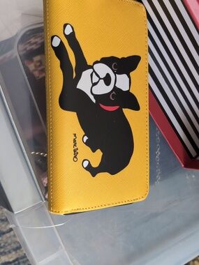 Marc Tetro Yellow Zip-Around Wallet